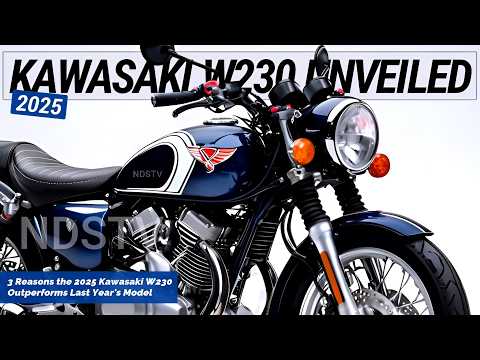 2025 KAWASAKI W230: 3 Reasons Why 2025 Kawasaki W230 is Better Than Last Year's Model