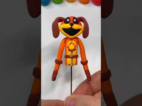 How I made DogDay for my Poppy Playtime 3 Kinder Joy #shorts #clay #clayart