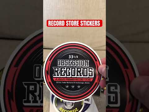 #recordstore #stickers #collection