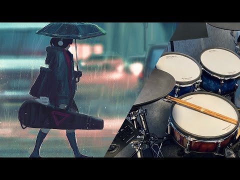 Aimer - cold rain | 魔道祖師 | を叩いてみた/Drum Cover (with lyrics)