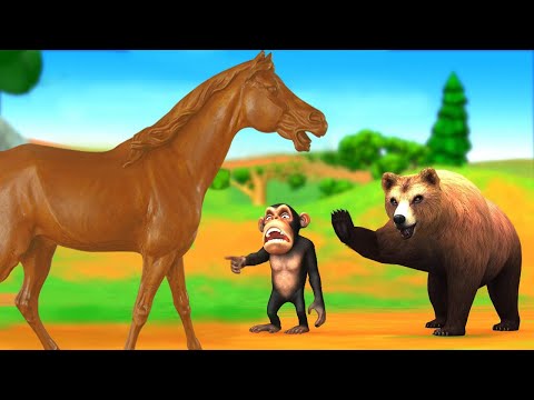 जादुई मिट्टी का घोड़ा भालू और बंदर नैतिक कहानी - Jadui Mitti Ka Ghoda Magical Clay Horse Moral Story