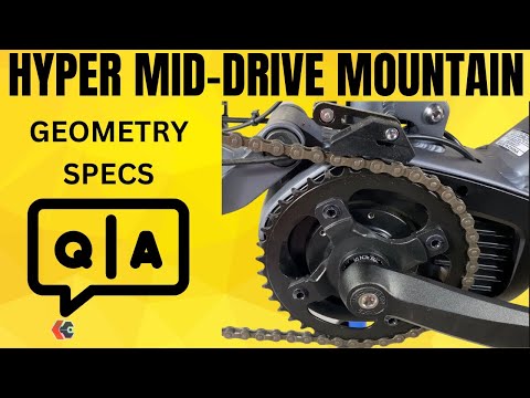 Hyper Mid-Drive Mountain Geometry and Specifications - Questions Answered on the best Walmart eMTB