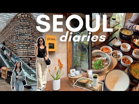 Spring in Seoul Vlog 🇰🇷 🌸 | Cafe Hopping, Eating, Pamper Experience & Shopping