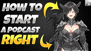 How To Start A Podcast The RIGHT Way With KROWKO [卿子] EN VTuber Crow & HollowGraphic!