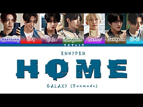 ENHYPEN 'HOME' || Color Coded Lyrics