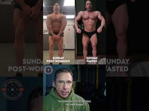 Fasted vs. Post-Workout Posing - 13 Weeks Out #bodybuilding