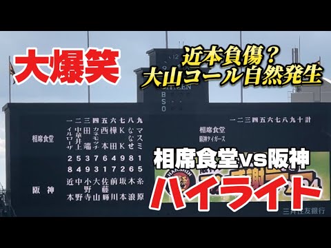 【2024阪神ファン感謝祭】大爆笑！！阪神タイガースvs相席食堂　ハイライト