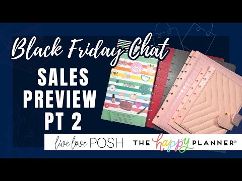 Black Friday Chat: Sales Preview Pt 2 | Live Love Posh, Happy Planner, Martinez Sticker Co and more