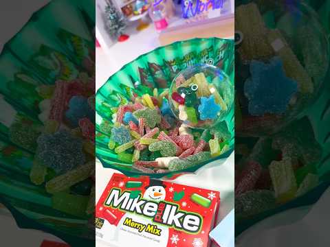 Christmas 🎄 Candy Salad #christmas #candy #asmr