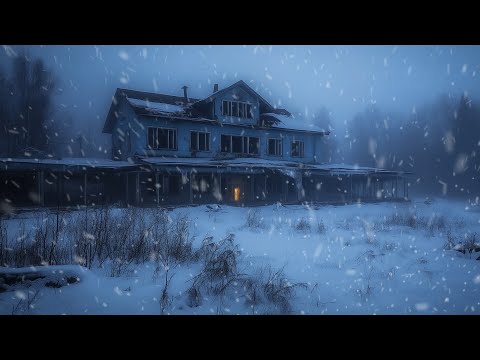 A Nordic Blizzard to Calm your Noisy Mind | Low Howling Wind & Blowing Snow Ambience | Relax, Study