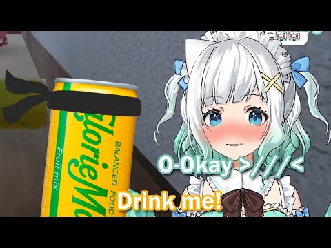 Mint gets flustered by a CalorieMate Can 【Maid Mint Fantome】