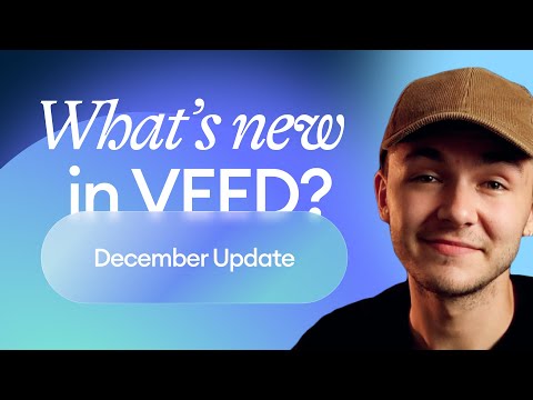 What’s New in VEED!? - Text Presets, Clean Audio, Search Box, and More... (December Update)