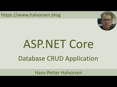 ASP.NET Core - Database CRUD Application