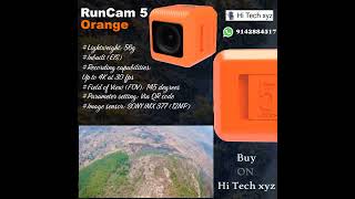 RunCam 5 Orange Action Camera.#hitechxyz #drone #runcam #fpv