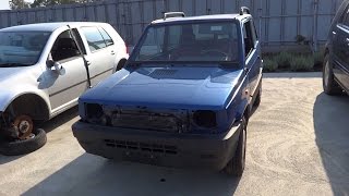 ✈FIAT Panda 1100 Junkyard car   フィアット パンダ1100