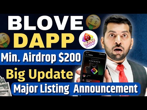 Blove Dapp Major Listing Announcement | Blove Dapp word guess today | Blove Dapp Withdraw