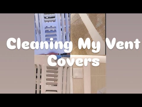 Watch Me Clean My In-Take & Out-Take Vent Covers🤢🧼