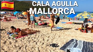 🇪🇸 Beach walk Cala Agulla Mallorca 🏝 Spain 2022  September 4K