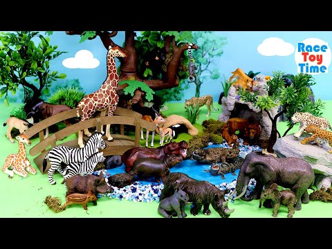 Animal Figures Collection - Learn Animal Names Video for Kids