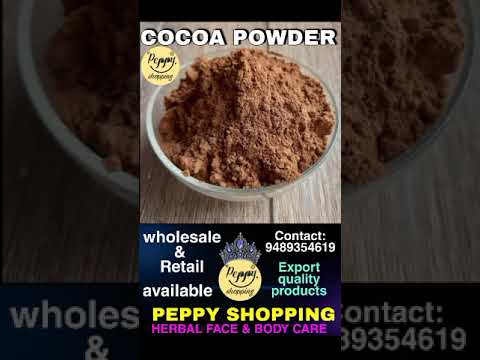 PEPPY SHOPPING COCOA POWDER FOR FACE AND HAIR (FOOD GRADE)  #shorts #PEPPYSHOPPING #cocoapowder