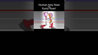 HUMAN AMY ROSE vs RUSTY ROSE!