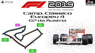 #2438 - F1 2019 - Camp. Clássico Europeu 4 - GP da Áustria (PS4)