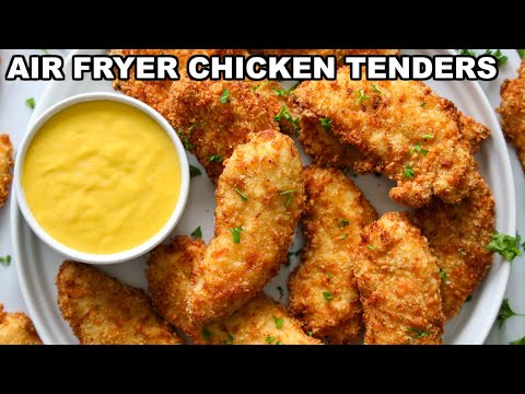 Air Fryer Chicken Tenders & Copycat Chick Fil A Sauce!