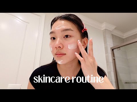 skincare routine │ glowy + glassy skin, affordable products