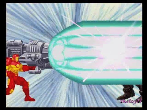 Marvel vs Capcom 2: New Age of Heroes - (Strider Hiryu, Gambit, Iron Man) Final Boss Battle vs Abyss