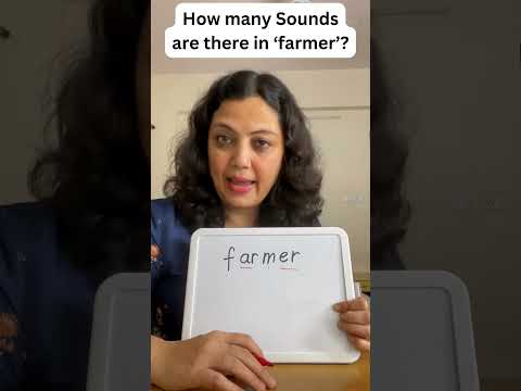 How many Sounds are there in the word 'farmer'? #phonics