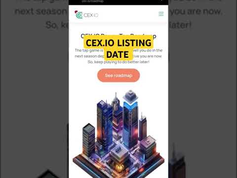 Cex.io snapshot and listing date #cex.io #cex.iopowertap #cex.iolistingdate #blum #pinetworkpioneers