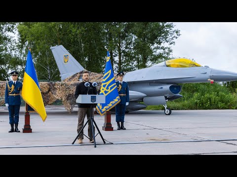 Finally! NATO's F-16 Fighter Jet Arrive in Ukraine