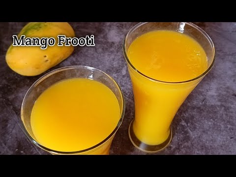 Real Mango Frooti Recipe🥭🥭|| చల్ల చల్లగా మాంగో ఫ్రూటీ ఇంట్లోనే ఈజీగా 🥭🥭 @mytastyhabits