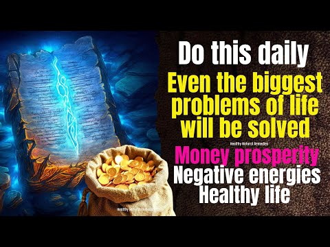 Guarantee! Do this daily for Money Prosperity, Big difficulties in life, Remove negative energies