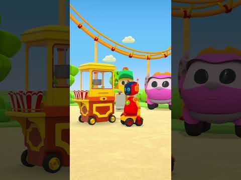 Leo the truck makes popcorn for friends. Funny stories for kids & cartoons for babies #shorts