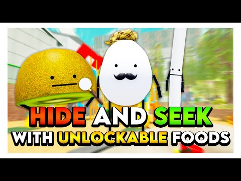 Roblox SECRET STAYCATION HIDE & SEEK WITH UNLOCKABLE FOODS! 🥝