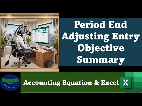 Period End Adjusting Entry Objective Summary 1