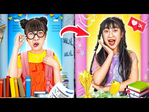 Unpopular Student Vs Popular Student - Funny Stories About Baby Doll Family