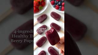 HEALTHY DESSERT🤩 4-ingredient Popsicles😋 #healthyrecipes #healthydesserts #easyrecipes