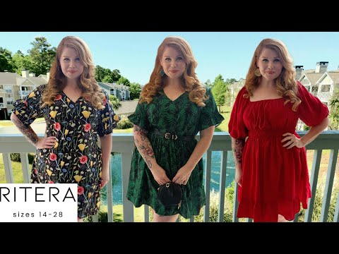 Ritera Plus Size Summer Dress Haul | July 2023 | #ritera