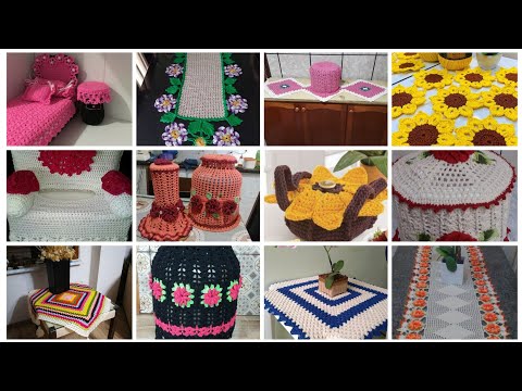 Impresionantes y hermosas ideas de patrones de crochet hechos a mano para decoraciones del hogar