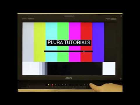 PLURA Tutorials  Display Time Codes on a PBM Monitor