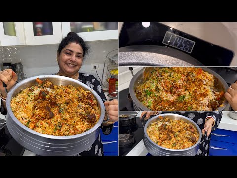 10 KG HYDERABADI MUTTON DUM BIRYANI MAKING FOR MADDYEATS MUKBANG 😱🥵🫡