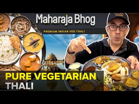 Unlimited Rajasthani Thali At Maharaja Bhog Mississauga | Best Vegetarian Thali | Street Food IN