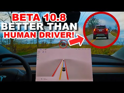 I GOT FSD BETA! First Drive & Reaction! - Tesla Full Self-Driving Beta 10.8 (2021.44.25.6)