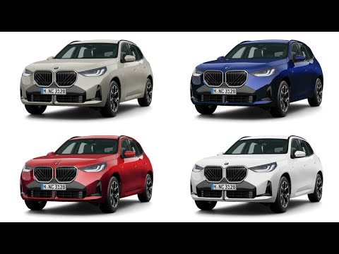 All New 2025 BMW X3 - COLOURS