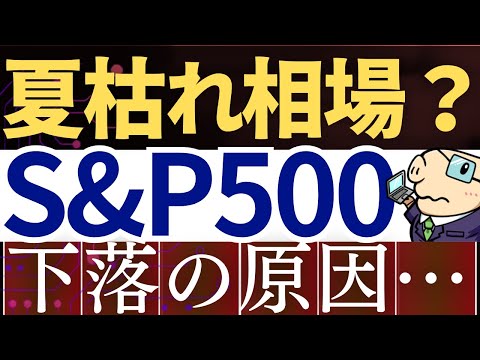 【歴史的暴落】S&P500が下落した原因はこれです…。今後の米国株はどうなる？