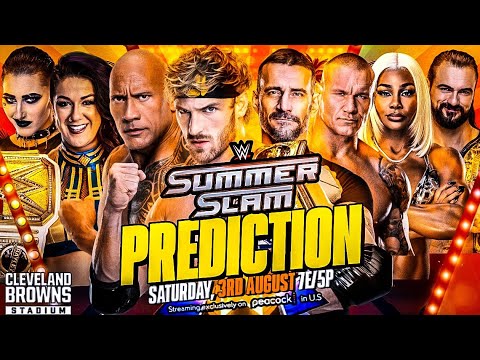 WWE SummerSlam 2024 - Early Match Card Prediction HD | Wrestle Freakin