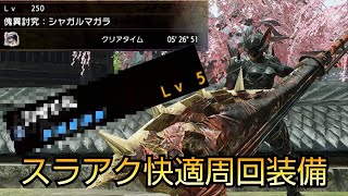 【モンハンサンブレイク】傀異克服シャガルマガラ対策に〇〇Lv5を付けると快適！