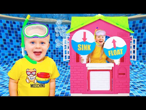 Sink or Float with Oliver and Mom - Cool Science Experiments for Kids